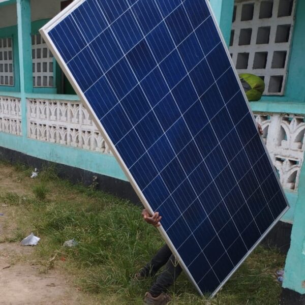 Exemple de montage d’un panneau solaire